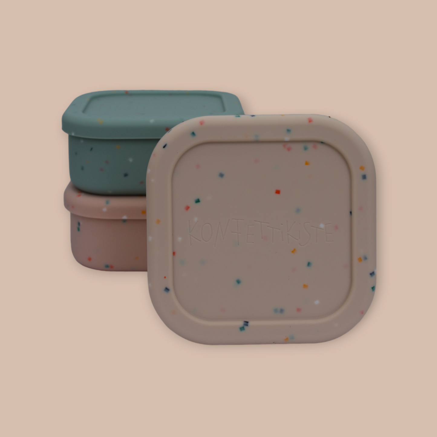 Konfettikiste Snackbox Beige